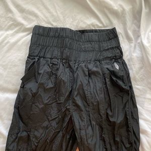 Free people movement black joggers